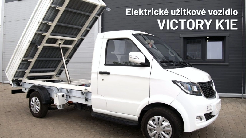 Victory K1E - elektrické užitkové vozidlo (valník, sklápěč)